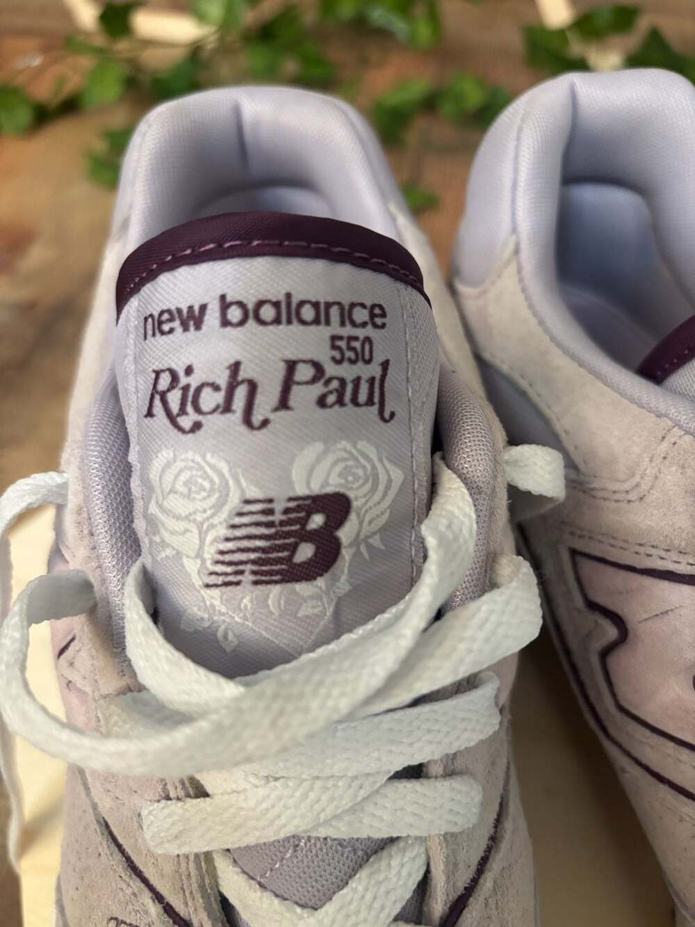 New Balance 550 Rich Paul Forever Yours Size 9.5M 11W Purple